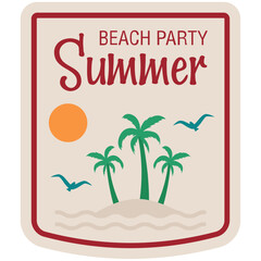 Poster - Summer Logo Vector 