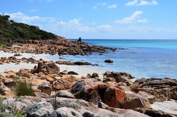 Wall Mural - The rocky coastline of Cape Naturaliste near Dunsborough Western Australia