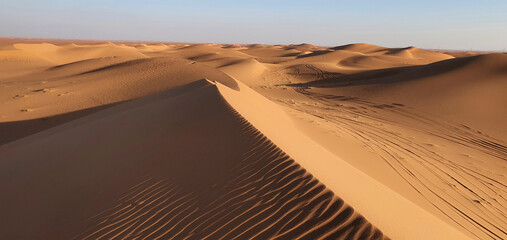 Desert North of Riyadh in Saudi Arabia