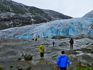 Norway-view on the glacier Nigardsbreen