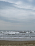 Fototapeta Morze - storm on the beach