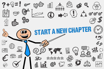 Sticker - Start a new chapter 