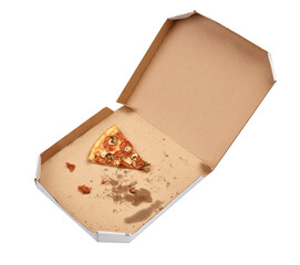 Sticker - pizza box food cardboard delivery package meal dinner lunch