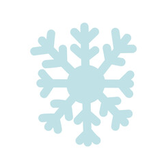 Sticker - winter snowflake decoration cartoon icon white background