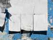 © agusyonok - Vintage Old Scratched advertising Grunge walls billboard torn poster paper, urban texture Abstract Frame Background Creased Crumpled Creative Design graphic