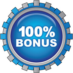 Wall Mural - 100% bonus icon