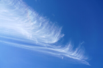 blue sky and white cloud as background