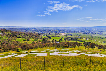 Canvas Print - Bathurst Mt Pan text centre