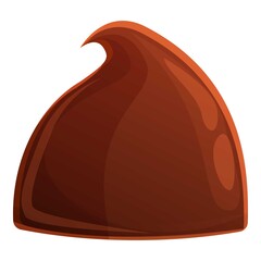 Poster - Chocolate icon. Cartoon of chocolate vector icon for web design isolated on white background