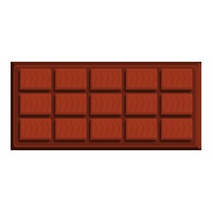 Poster - Fresh chocolate bar icon. Cartoon of fresh chocolate bar vector icon for web design isolated on white background