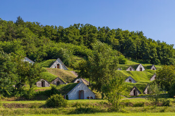 Poster - Gombos-hegyi pincesor in Hercegkut, UNESCO site, Great Plain, North Hungary