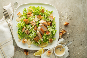 Wall Mural - Chicken Caesar Salad