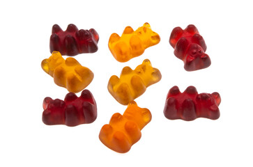 Canvas Print - gummy bears isolated