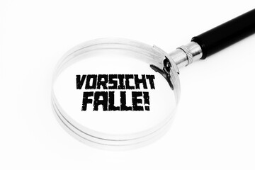 Poster - Vorsicht Falle