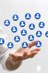 organization chart team concept networking
