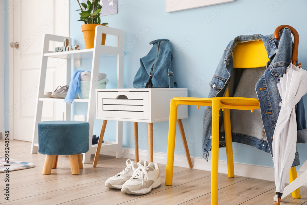 Stylish interior of modern hall