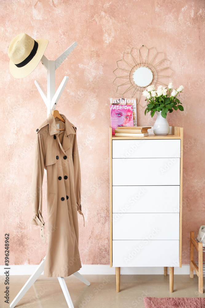 Stylish interior of modern hall