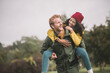 © zinkevych - Young happy couple enjoyingand having fun together