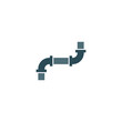 water pipe icon logo vector symbol design