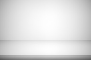Wall Mural - empty abstract gray background with copy space. room studio for interior display products