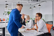 © alfa27 - angry director is dissatisfied with work of employees, need new team, bad work concept, going to fire emplyees