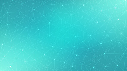 The grid pattern of connecting dots and lines. Abstract polygon background and geometric texture.