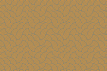 Abstract Vector Background In The Form Of Gray And Orange Japanese Waves