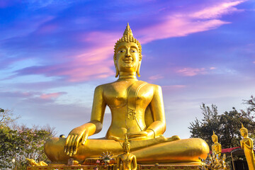 Canvas Print - Golden Big Buddha in Pattaya