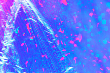 Wall Mural - glitch holographic background plastic surface texture