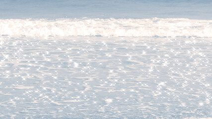 Wall Mural - gray beach waves background image