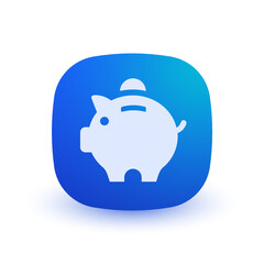 Poster - Piggy Bank - Button