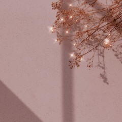 Wall Mural - sparkle dried flower background image