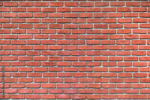 Photo the old red brick wall