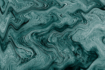  Green fluid art marbling paint textured background