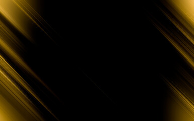 Leinwandbilder - abstract black and gold are light with white the gradient is the surface with templates metal texture soft lines tech diagonal background gold dark sleek clean modern.