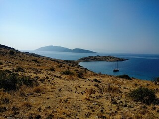 view of the sea from the sea