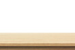 © saranyoo - wooden table top on white background