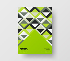 Abstract corporate identity report cover. Geometric vector business presentation design layout. Amazing company illustration brochure template.