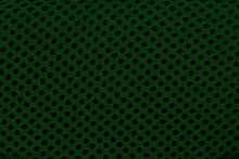 Green Weave Textured Fabric Material Background