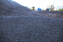 Large Piles Of Processed Manganese Rich Ore Rock Manganese Mining And Processing