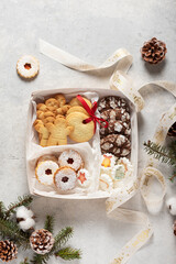 Wall Mural - handmade cookies and gift box