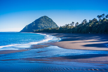 Santa Barbara beach by the Carretera Austral at Patagonia, Chile