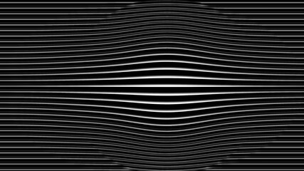 Stripy black and white background pattern