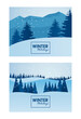 © Jemastock - beauty winter landscapes scenes with letterings