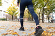 公園で運動する女性・ランニングイメージ