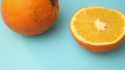 Wall Mural - delicious orange fruits for juice