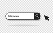 © vectorplus - Address and navigation bar icon. Vector illustration. Business concept search www http pictogram