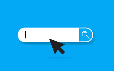 Poster - Address and navigation bar icon. Vector illustration. Business concept search www http pictogram