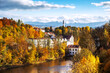 Golden autumn in Kempten, Allgau, Bavaria, Germany 