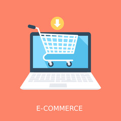 
E Commerce Flat Vector Icon
